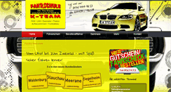 Desktop Screenshot of fahrschule-k-team.de